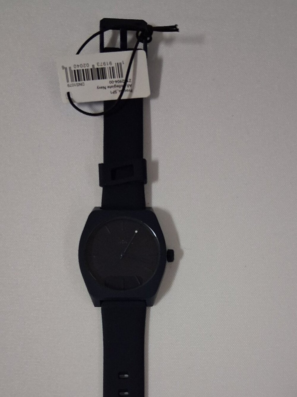Adidas Men's Process SP1 Navy Dial Navy Rubber Watch – Model Z10 2904-00 NWT